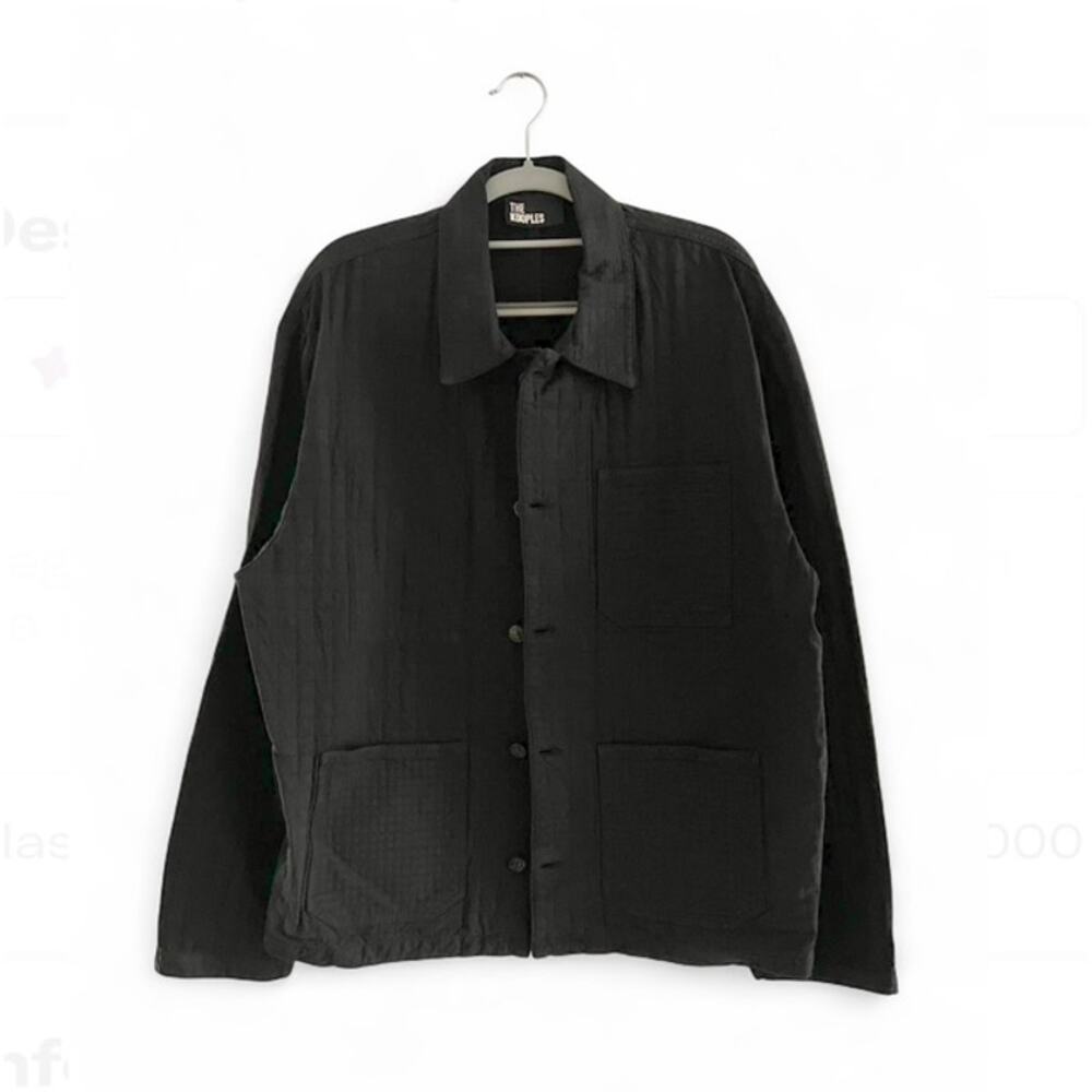 NWT The Kooples Men's Quiled Button Up Jacket Sz S